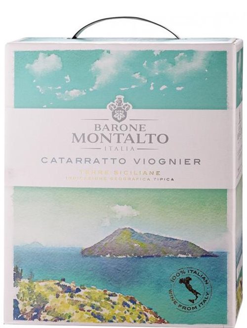 Barone Montalto Cataratto/Viognier 3 liters Bag in Box IGT Sicilia